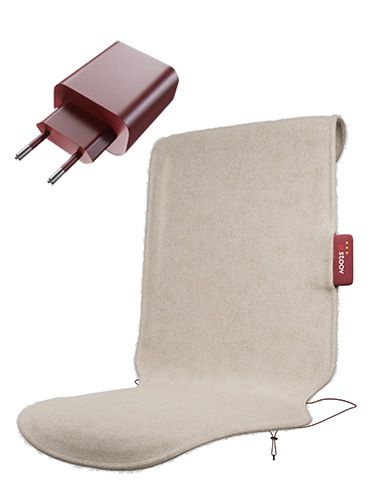 Stoov BIG HUG teddy beige und Netzstecker