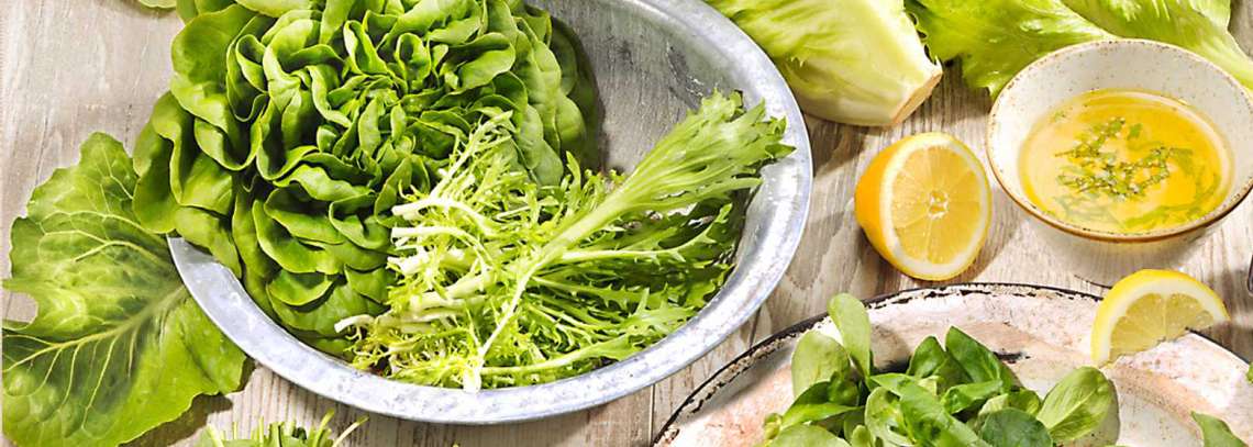 Vitaminreiche Blattsalate