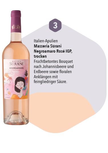 Italien-Apulien Masseria Surani  Negroamaro Rosé IGP,  trocken