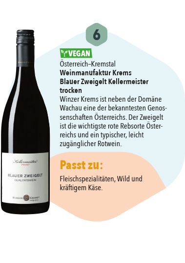 Österreich–Kremstal Weinmanufaktur Krems Blauer Zweigelt Kellermeister trocken