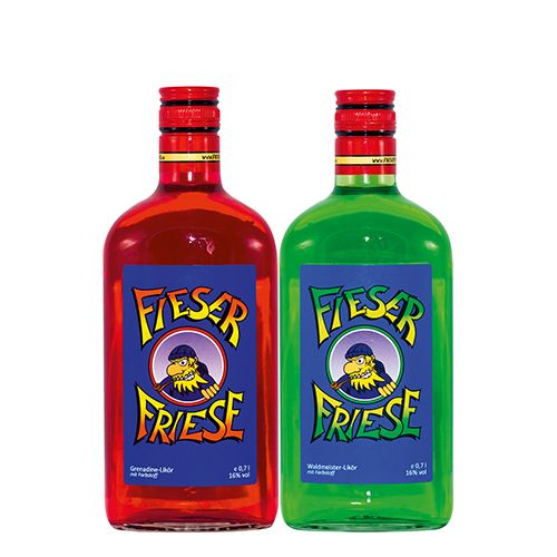 Fieser Friese grün und rot