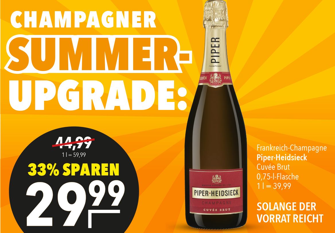 Champagner-Angebot für Flensburg