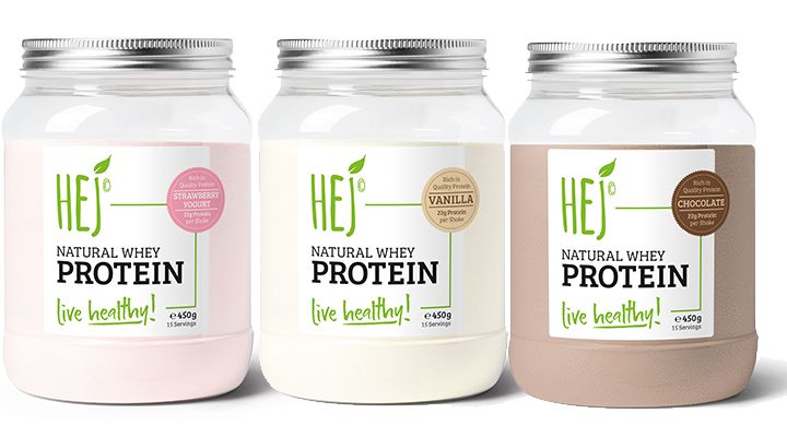 HEJ Natural Whey Protein Shake