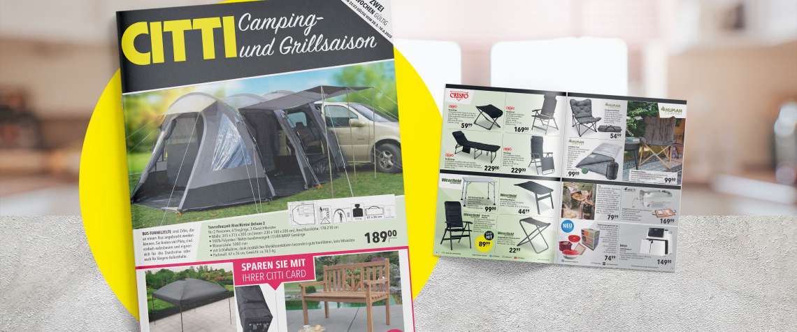 Alles für die Camping- und Grill-Saison