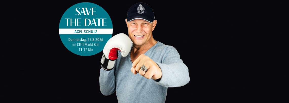 Save the Date mit Axel Schulz