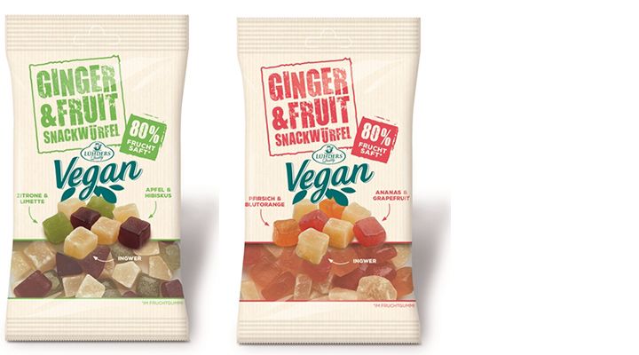 Ginger & Fruit Snackwürfel Vegan