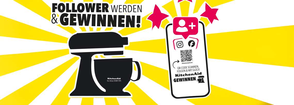 Follower werden und gewinnen