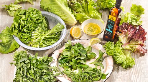 Vitaminreiche Blattsalate