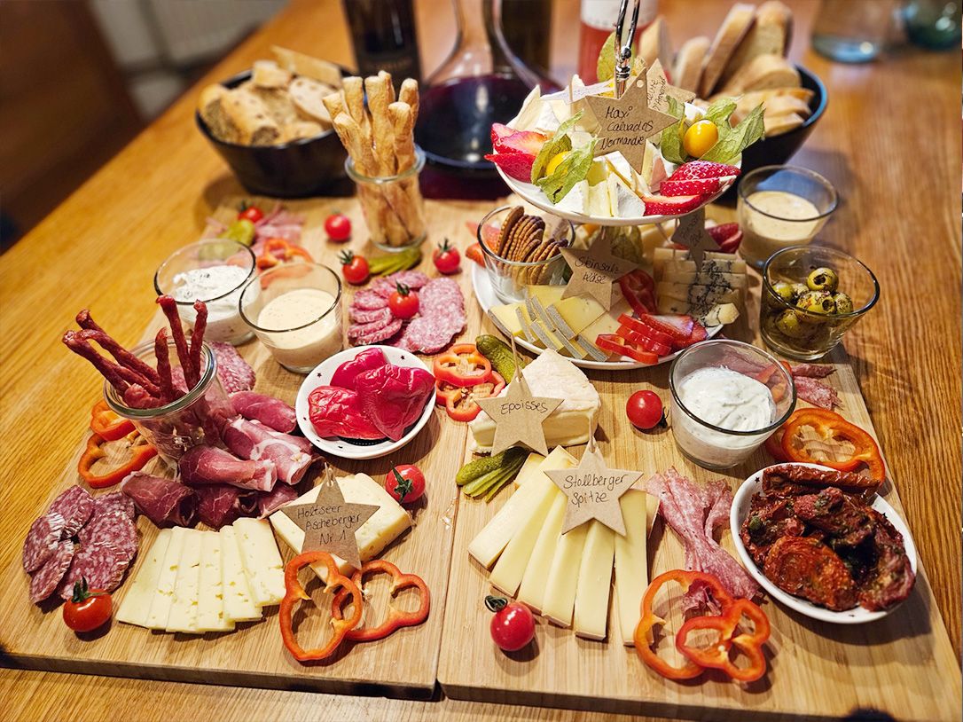 Käse-Auswahl zum Probieren