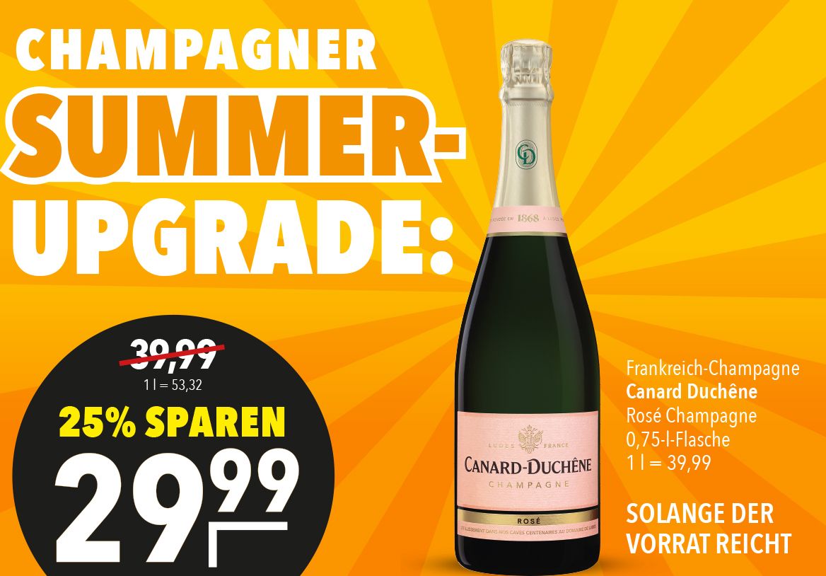 Champagner-Angebot für Kiel