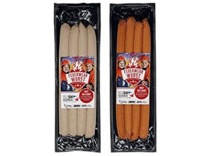 Feuerwehrwurst Bratwurst und Schinkengriller
