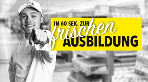 Jetzt bewerben: frische Ausbildung