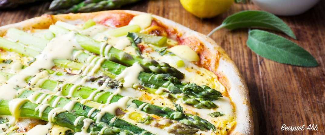 Vegane Pizza mit Hollandaise