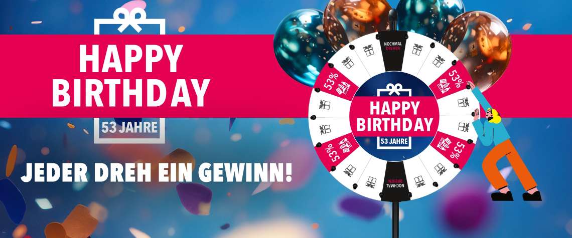 Glücksrad – 53 Jahre Lebensfreude