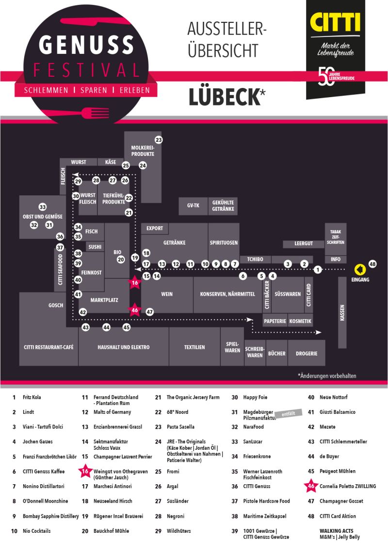 Markt Lübeck Aussteller-Übersicht