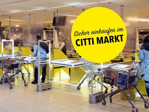 Sicher einkaufen im CITTI Markt