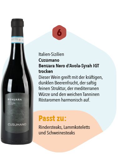 Italien-Sizilien Cusumano Benuara Nero d’Avola-Syrah IGT trocken Dieser We