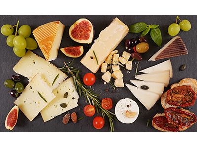 CITTI Genuss Käsebox "Mediterran" (Serviervorschlag)
