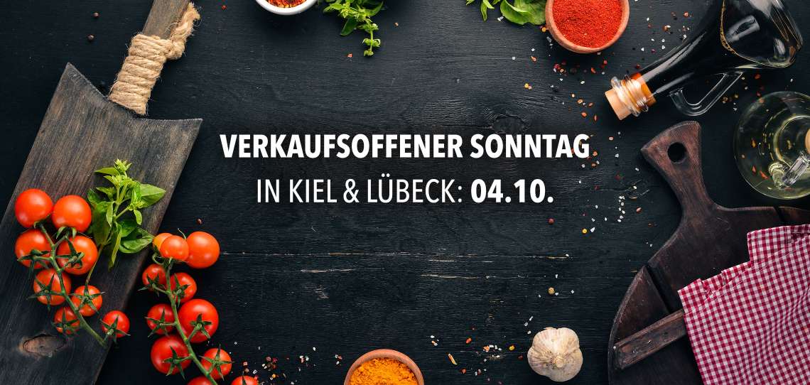 Verkaufsoffener Sonntag in Kiel und Lübeck