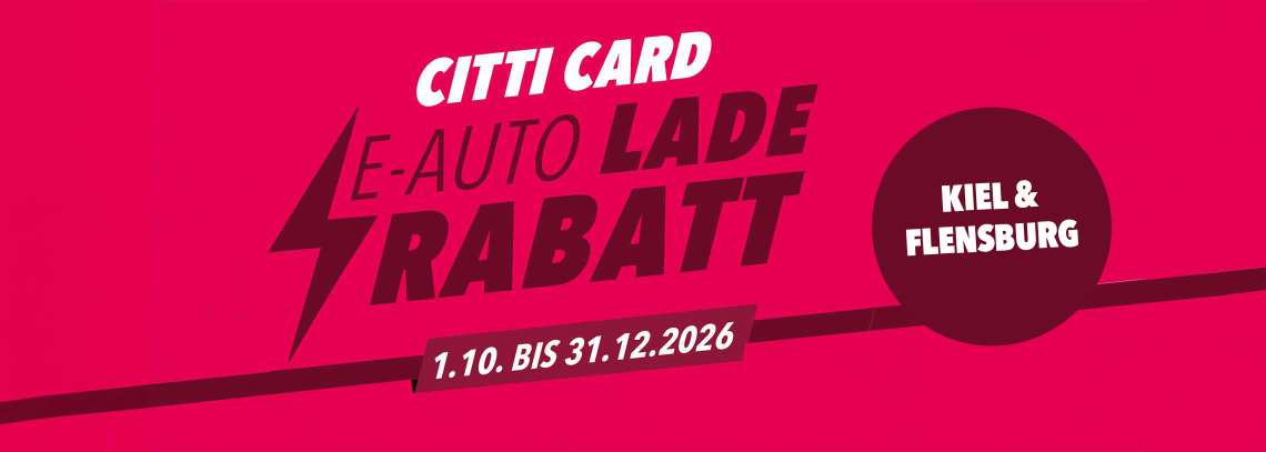 CITTI CARD E-Auto Lade Rabatt