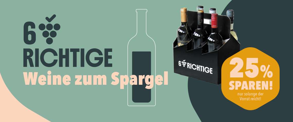 Sechs Richtige – Weine zum Spargel