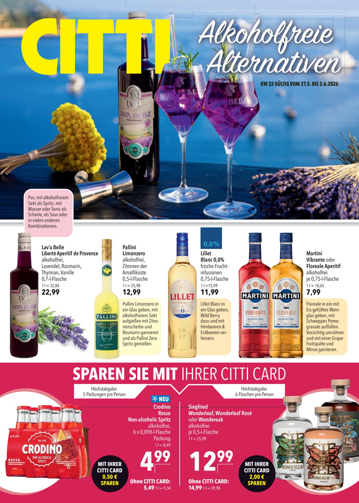 Alkoholfreie Alternativen