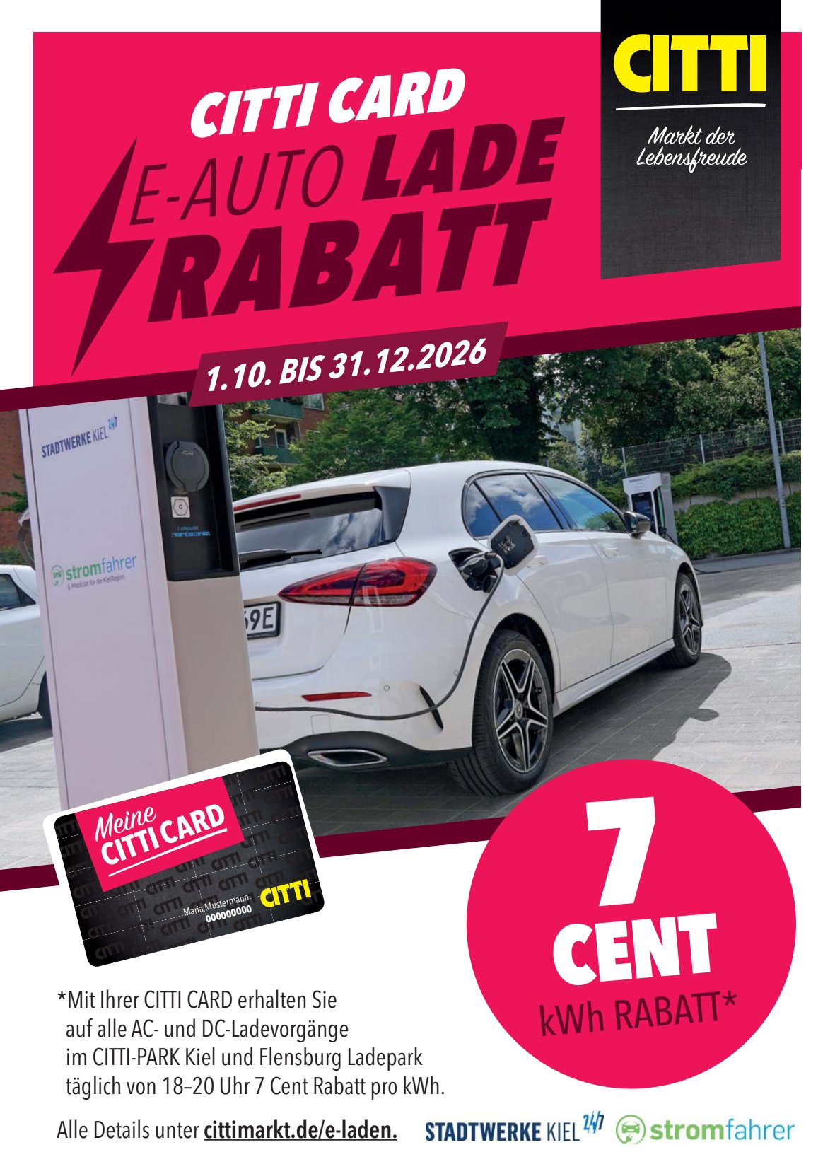 E-AUTO LADE RABATT