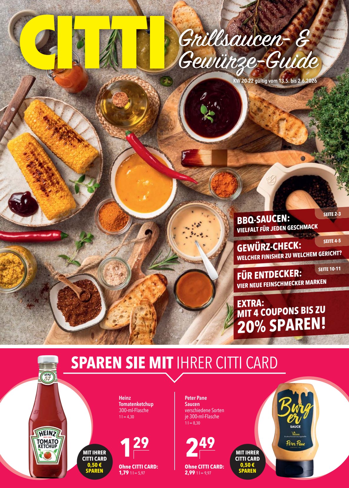 Grillsaucen- & Gewürz-Guide