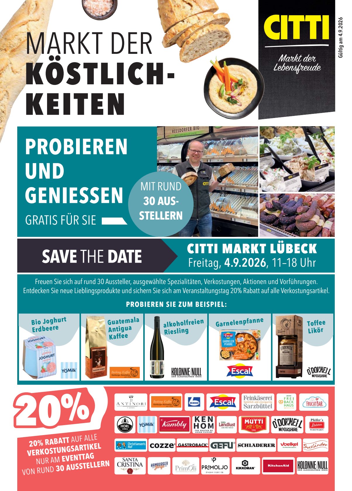 Markt der Köstlichkeiten Lübeck