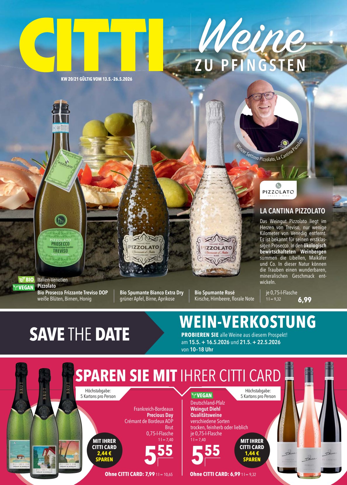 Weine zu Pfingsten