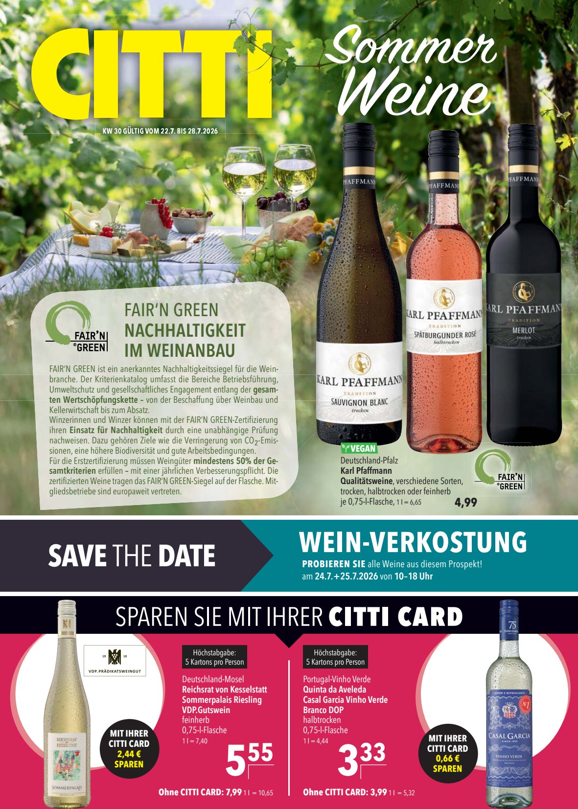Sommer Weine